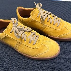 Bruno Magli Yellow Suede Men's Sneakers